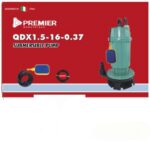 Premier 0.5HP 16M Lift Electric Submersible Water Pump