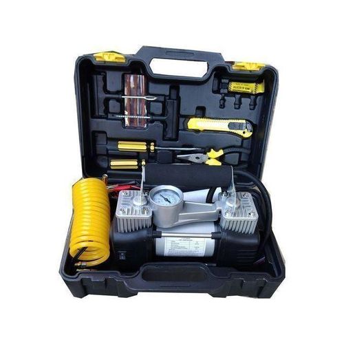 1-27-3.jpg Dera Portable Air Double Cylinder Compressor 12v - Image 1