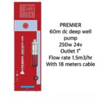 Premier Solar Submersible DC Pump 60M