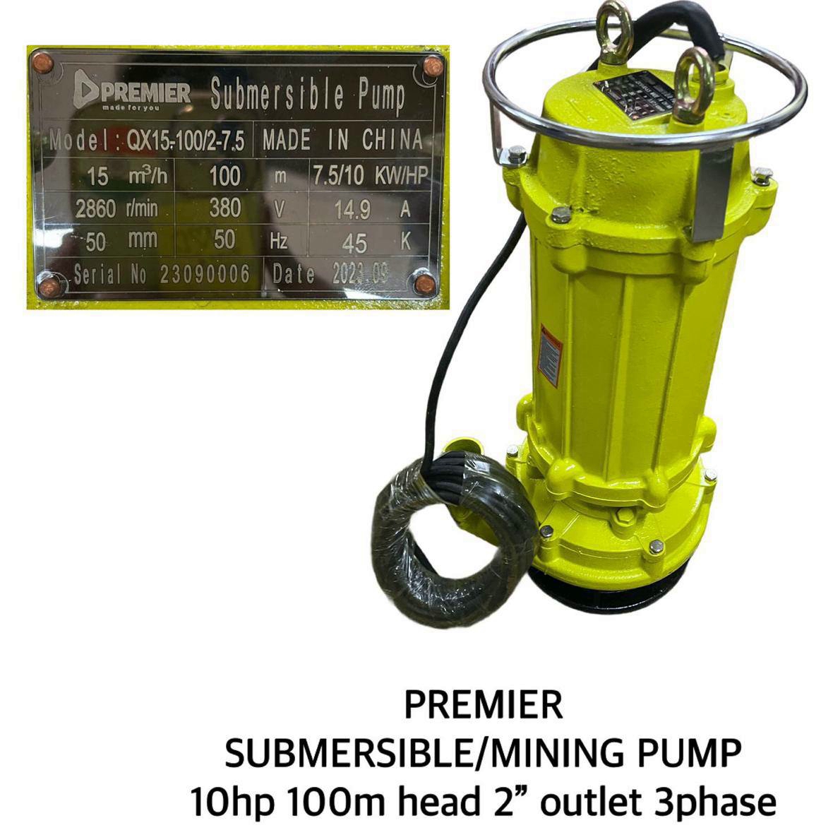 bac6a1d0-a2a0-4623-836e-06d7afeb67f0.jpg Premier Submersible Pump 10hp 100M - Image 1