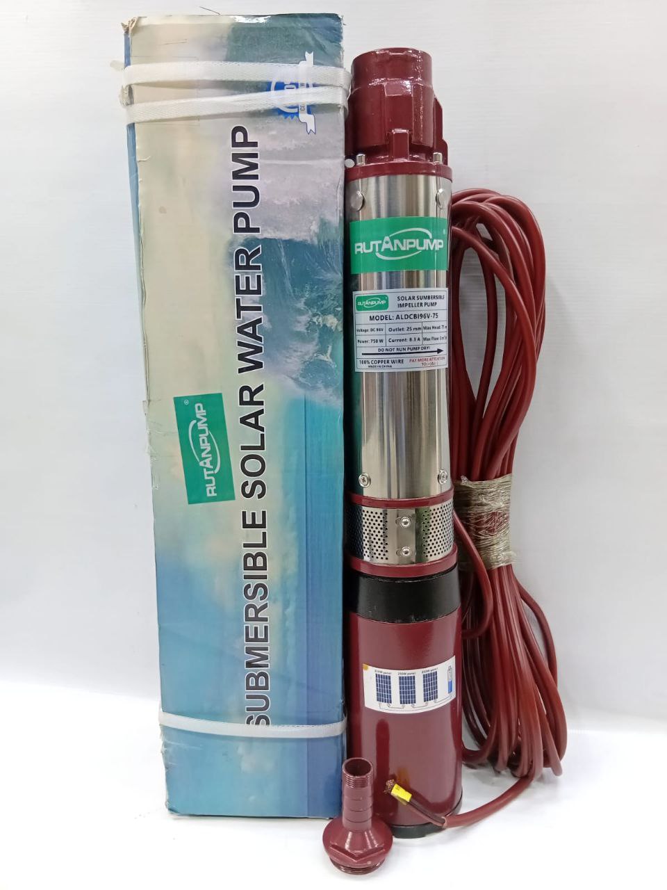c1fb4c48-f418-4a59-8fdd-7aaae127544f.jpeg Rutan Submersible Solar pump 96V 750W 75meters - Image 1