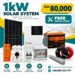 1kW Solar System with Lithium Battery