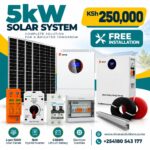 5kW Solar System with Lithium Battery