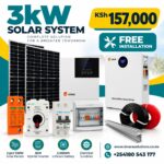 3kW Solar System with Lithium Battery